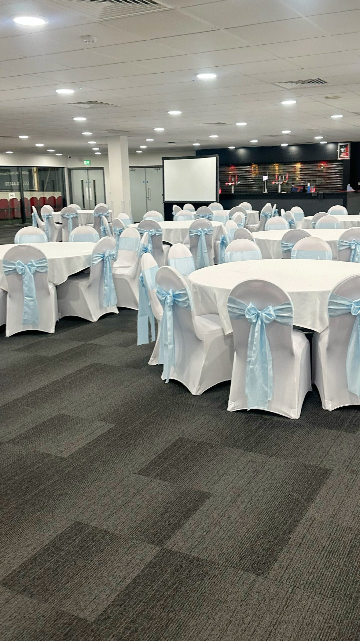 Wedding venue dressing hire